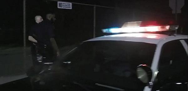  Latina teen on cop car fucks for freedom